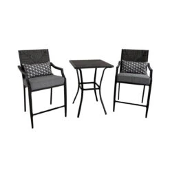 Living Accents Seabrook 3 Pc Steel Bistro Set