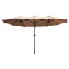 Living Accents 15 Ft. Beige Patio Umbrella -Grill Top Griddle Store 8081610 A.eps High 34899.1680445977