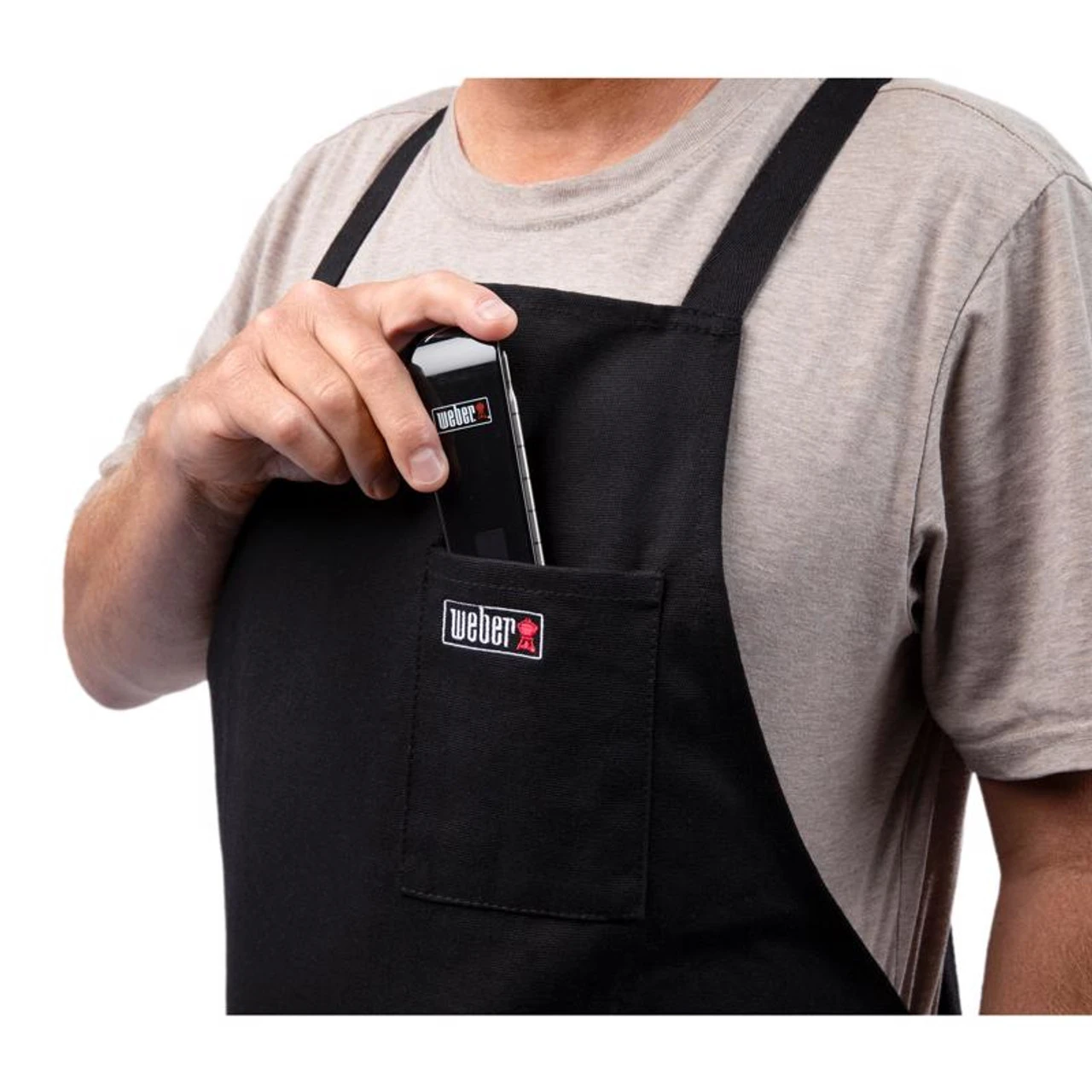 Weber 6786 Canvas Apron 4 Weber 6786 Canvas Apron - Image 2