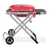 Weber Traveler Liquid Propane Portable Grill Red -Grill Top Griddle Store 8083606 A.eps High 41513.1707438002