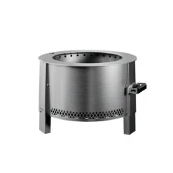 Breeo Y Series Smokeless Fire Pit 19 In. W Stainless Steel Outdoor Round Multi-Fuel Fire Pit