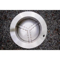 Breeo Y Series Smokeless Fire Pit 19 In. W Stainless Steel Outdoor Round Multi-Fuel Fire Pit -Grill Top Griddle Store 8084688 A V7.eps High 20060.1695144544