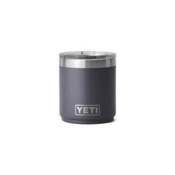 Yeti Coolers YETI Rambler 10 Oz Charcoal BPA Free Lowball 2.0 Tumbler With MagSlider Lid