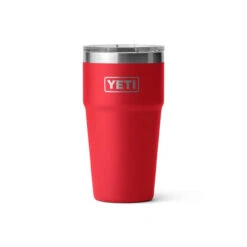 Yeti Coolers YETI Rambler 16 Oz Rescue Red BPA Free Stackable Pint