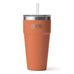 Yeti Coolers YETI Rambler 26 Oz High Desert Clay BPA Free Straw Cup
