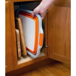 Drip EZ Collapsible Prep Tub Orange 20 In. L X 16.25 In. W -Grill Top Griddle Store 8086584 A V2.eps High 30658.1734278541