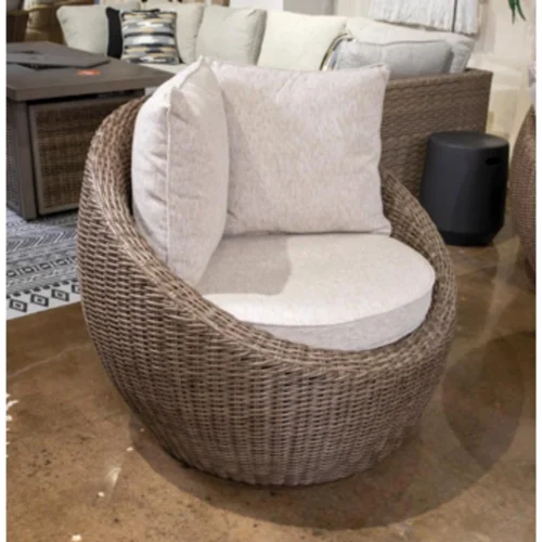 Signature Design By Ashley Danson Brown Aluminum Frame Casual Lounge Chair 2pc