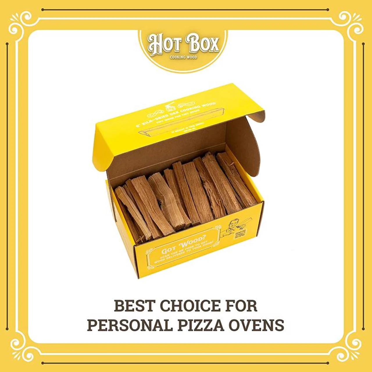 Hot Box Cooking Wood All Natural Oak Mini Logs 350 Cu In 5 Hot Box Cooking Wood All Natural Oak Mini Logs 350 Cu In - Image 3