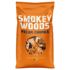 Smokey Woods All Natural Pecan Wood Smoking Chunks 350 Cu In