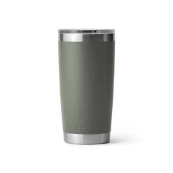 Yeti Coolers YETI Rambler 20 Oz Camp Green BPA Free Vacuum Insulated Tumbler