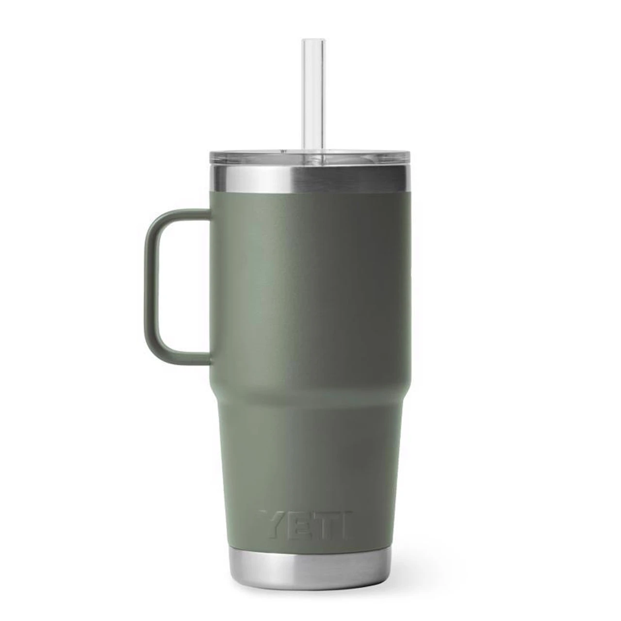 Yeti Coolers YETI Rambler 25 Oz Camp Green BPA Free Straw Mug 3 Yeti Coolers YETI Rambler 25 Oz Camp Green BPA Free Straw Mug