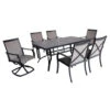 Living Accents Clark 7 Pc Black Steel Casual Dining Set -Grill Top Griddle Store 8090127 A.eps High 35828.1695823671