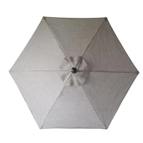 Living Accents Clark 9 Ft. Tiltable Beige Patio Umbrella