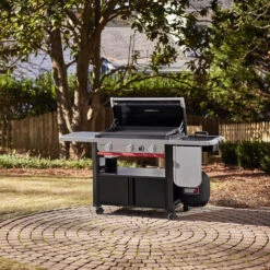 Weber Slate 30" Rust-Resistant 3 Burner Liquid Propane Digital Thermometer Outdoor Griddle -Grill Top Griddle Store 8091391 A V8.eps High 95639.1740863880