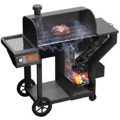 Oklahoma Joe's Charcoal & Wood Traditional Smoker 11 Oklahoma Joe's Charcoal & Wood Traditional Smoker -Grill Top Griddle Store 8093530 A V2.eps High 43629.1720363726