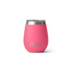 Yeti Coolers YETI Rambler 10 Oz Tropical Pink BPA Free Wine Tumbler With MagSlider Lid