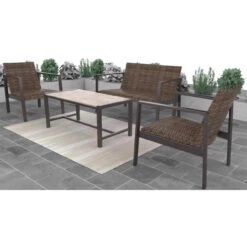 Living Accents Nord Steel Frame Loveseat Set