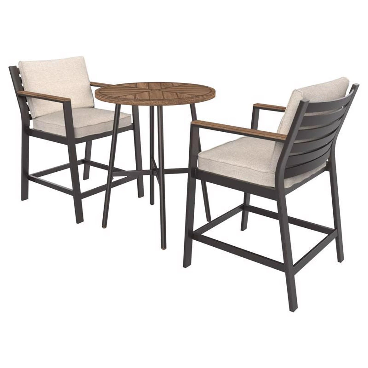 Living Accents Nightingale 3 Pc Black Steel Dining Set 3 Living Accents Nightingale 3 Pc Black Steel Dining Set