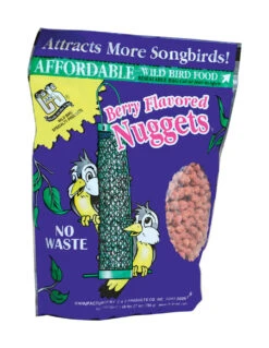 C&S Products Wild Bird Berry Suet Nuggets 27 Oz