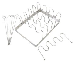 Grill Mark Stainless Steel Kabob & Rib Rack