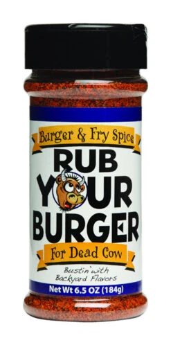 Rub Your Burger Burger & Fry Spice BBQ Rub 6.5 Oz