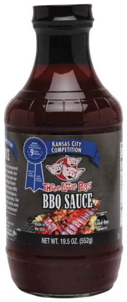 Three Little Pigs Kansas City Competition BBQ Sauce 19.5 Oz
