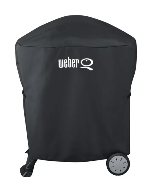Weber 7113 Premium Grill Cover - Q 100/1000/200/2000 With Portable Cart