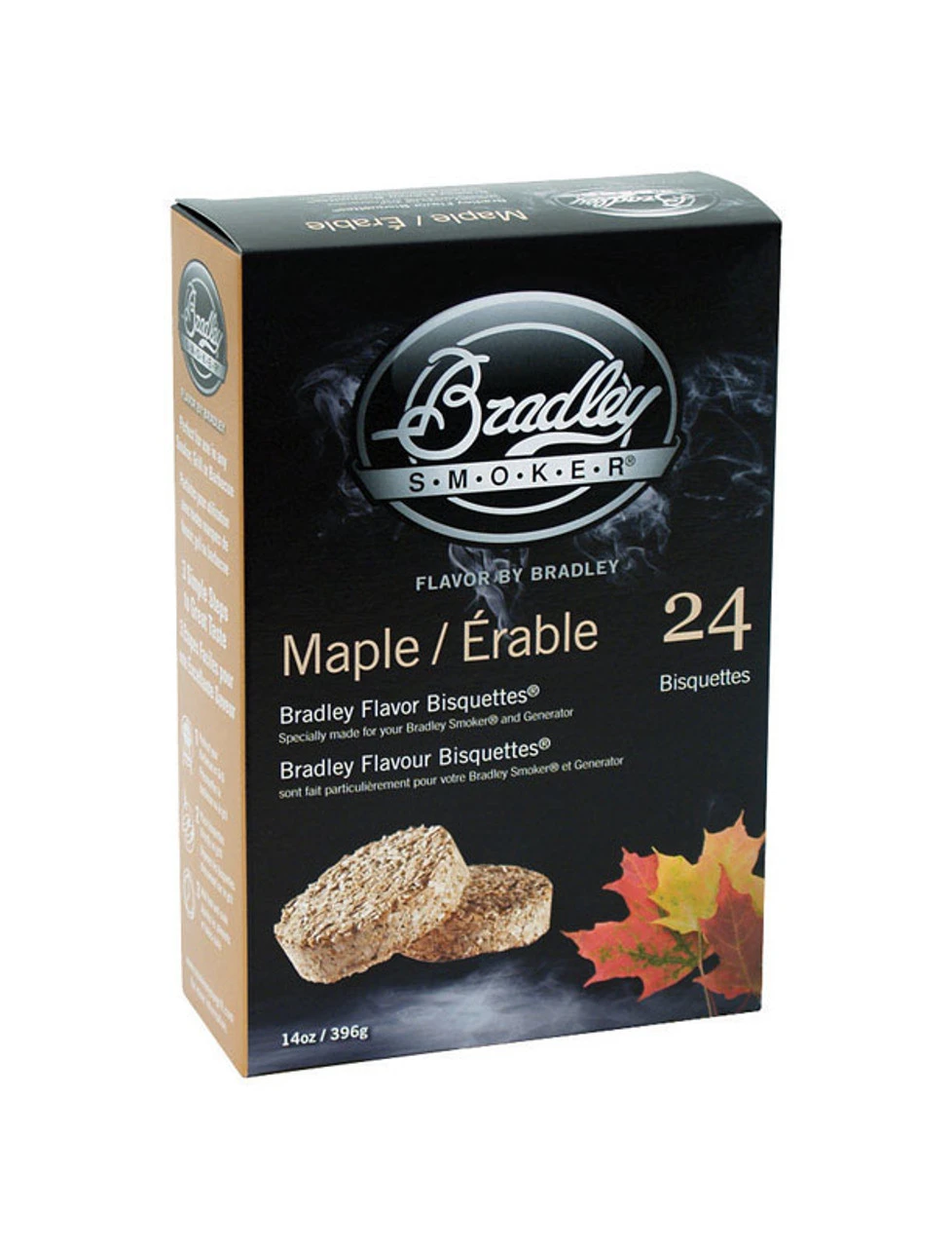 Bradley Smoker All Natural Maple Wood Bisquettes 24 Pk 3 Bradley Smoker All Natural Maple Wood Bisquettes 24 Pk
