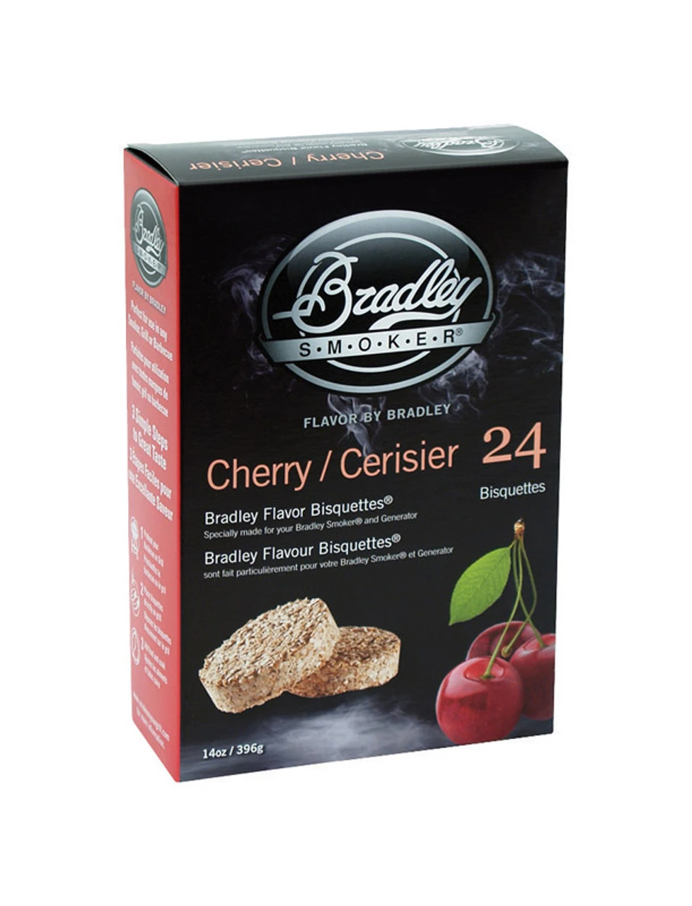 Bradley Smoker All Natural Cherry Wood Bisquettes 24 Pk 3 Bradley Smoker All Natural Cherry Wood Bisquettes 24 Pk