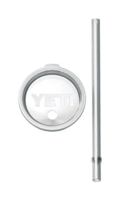 Yeti Coolers YETI Rambler Clear BPA Free 30oz Tumbler Lid And Straw