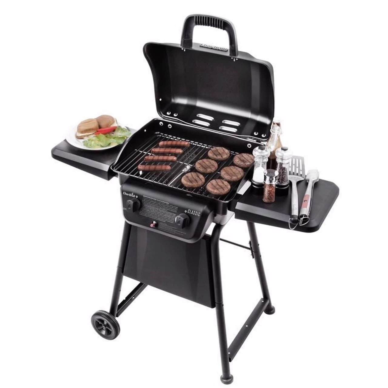 American Gourmet 2 Burner Liquid Propane Grill Black 4 American Gourmet 2 Burner Liquid Propane Grill Black - Image 2