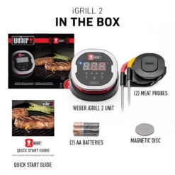 Weber 7203 IGrill 2 Digital Bluetooth Enabled Grill/Meat Thermometer 11 Weber 7203 IGrill 2 Digital Bluetooth Enabled Grill/Meat Thermometer -Grill Top Griddle Store 8531519 A V6.eps High 91498.1648676248