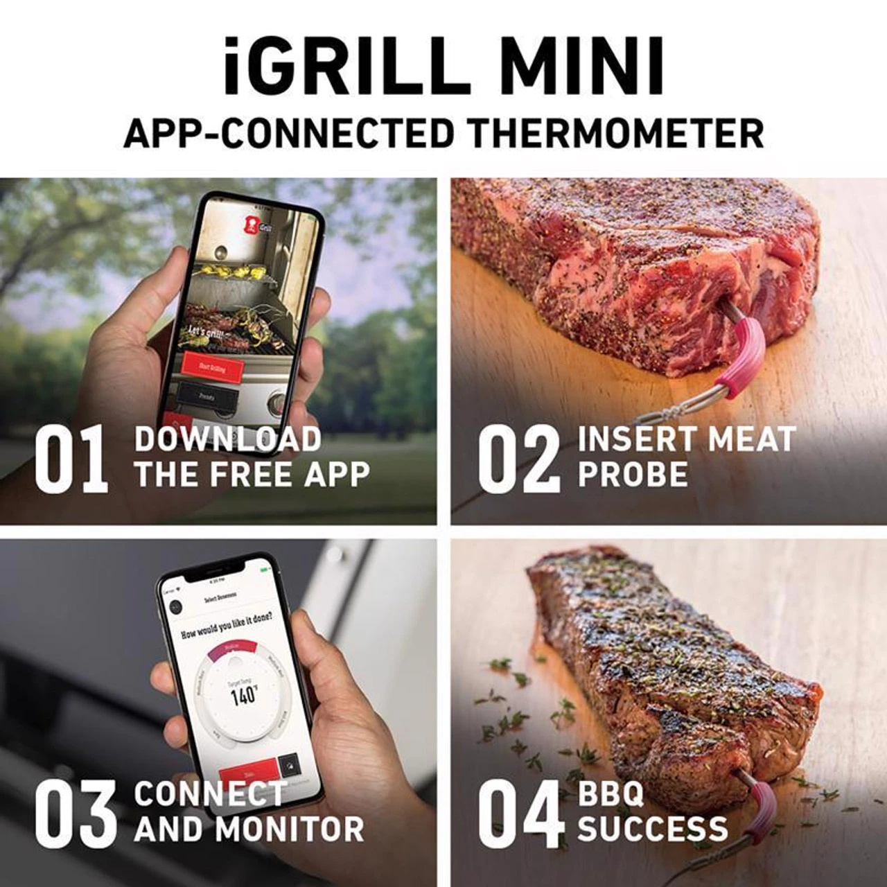 Weber 7202 IGrill Mini Digital Bluetooth Enabled Grill/Meat Thermometer 6 Weber 7202 IGrill Mini Digital Bluetooth Enabled Grill/Meat Thermometer - Image 4