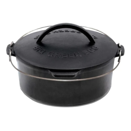 Big Green Egg 117052 Cast Iron Dutch Oven 6 Qt