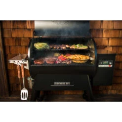 Traeger Ironwood 885 Wood Pellet WiFi Grill Black -Grill Top Griddle Store 8851 17368.1638848877
