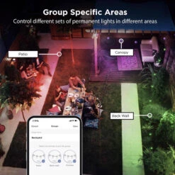 Feit Smart Home LED String Lights Multicolored 24 Ft. 12 Lights -Grill Top Griddle Store 9092764 A V6.eps High 42117.1722354295