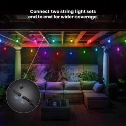 Feit Smart Home LED String Lights Multicolored 24 Ft. 12 Lights -Grill Top Griddle Store 9092764 A V8.eps High 84803.1722354295