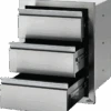 Napoleon BI-1824-3DR - 18" X 24" TRIPLE DRAWER -Grill Top Griddle Store BI 1824 3DR Ang Open 800px 44549.1675993441