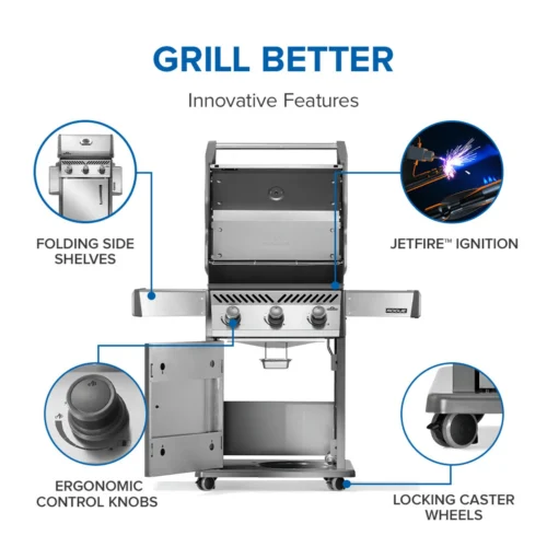 Napoleon R425SS-2 Rogue 425 Gas Grill -Grill Top Griddle Store R425PSS 2 Web Gallery 05 EN Set 18 Rogue 425 03 60189.1755723031