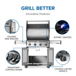 Napoleon R525SS-2 Rogue 525 Gas Grill 16 Napoleon R525SS-2 Rogue 525 Gas Grill -Grill Top Griddle Store R525PSS 2 Web Gallery 05 EN Set 16 Rogue 525 03 43048.1755722267