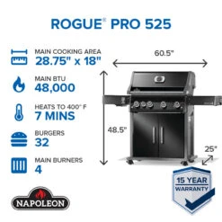 Napoleon RP525SIBK-2 Rogue PRO 525 SIB With Infrared Side Burner 14 Napoleon RP525SIBK-2 Rogue PRO 525 SIB With Infrared Side Burner -Grill Top Griddle Store RP525SIBPK 2 Web Gallery 10 EN Set 13 Rogue Pro 525 SIB 01 18333.1755644654