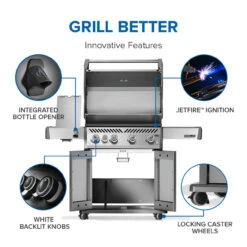 Napoleon RP525SIBSS-2 Rogue PRO 525 SIB With Infrared Side Burner -Grill Top Griddle Store RP525SIBPSS 2 Web Gallery 05 EN Set 12 Rogue Pro 525 SIB 03 89160.1755645080