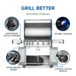 Napoleon RP625SIBSS-2 Rogue PRO 625 SIB With Infrared Side Burner 17 Napoleon RP625SIBSS-2 Rogue PRO 625 SIB With Infrared Side Burner -Grill Top Griddle Store RP625SIBPSS 2 Web Gallery 05 EN Set 10 Rogue Pro 625 SIB 03 1 20415.1755643748