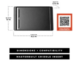 Masterbuilt MB20183725 Half-Grid Griddle Insert 7 Masterbuilt MB20183725 Half-Grid Griddle Insert -Grill Top Griddle Store Screenshot 26 6 2025 192911 www.masterbuilt.com 71046.1750984338