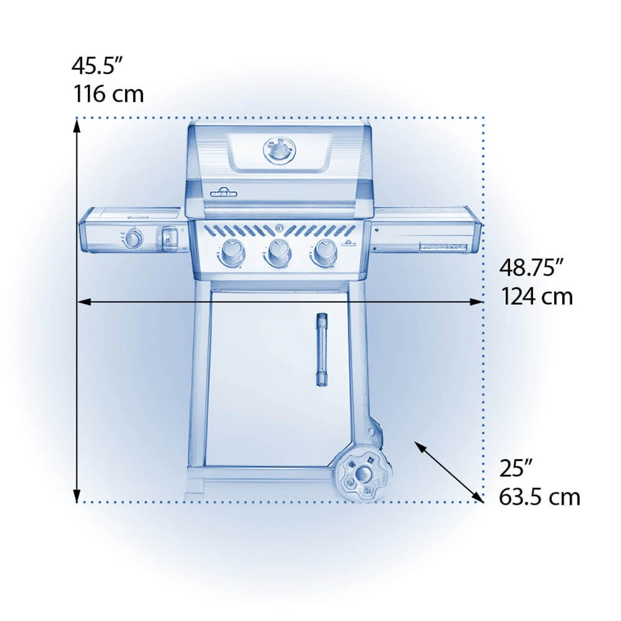 Napoleon F365DSBPGT-ECP Freestyle 365 SB With Range Side Burner 9 Napoleon F365DSBPGT-ECP Freestyle 365 SB With Range Side Burner - Image 7