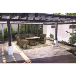 Living Accents Ashton 6 Pc Greige Steel Modular Sectional Deep Seating Set Charcoal -Grill Top Griddle Store ashton 3 93580.1638848695