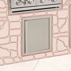 Broilmaster BDA Built-In Stainless Steel Single Door Kit