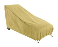 Classic Accessories Brown Polyester Chaise Lounge Cover