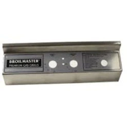Broilmaster B100752 Stainless Steel Control Panel And Label Assembly For P4