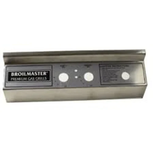 Broilmaster B100752 Stainless Steel Control Panel And Label Assembly For P4